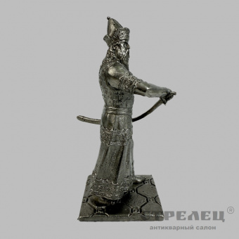 фото — оловянный солдатик «император мануил ii палеолог, 1395 г.». гк